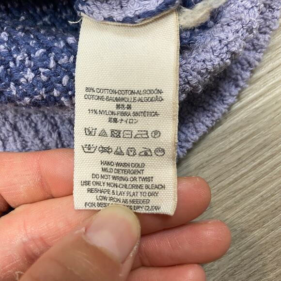 Free People High Low V Cropped Sweater Women's S Boho Indie Cozy - Picture 7 of 9